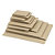 Plancha de cartón ondulado canal simple 44,5x44,5cm - 1