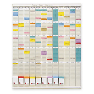 Planning annuel 12 colonnes NOBO Planning annuel 12 colonnes NOBO