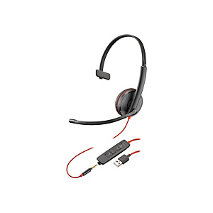 Plantronics Blackwire C3215 Auricular monoaural USB y jack 3,5 mm Plantronics Blackwire C3215 Auricular monoaural USB y jack 3,5 mm