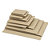 Plaque en carton ondulé simple cannelure 49,5 x 79,5 cm - 1