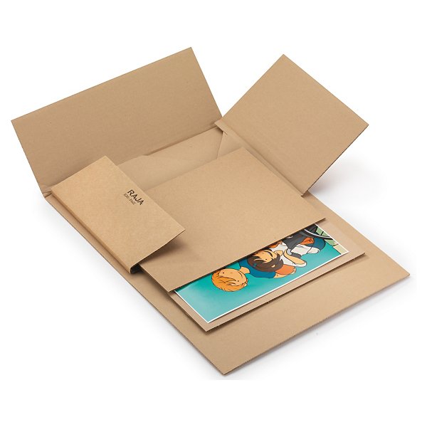 Plaque en carton ondulé simple cannelure 59,5 x 79,5 cm - 4