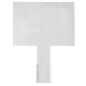 Plaque signalétique citwin premium + planche de stickers - blanc signalisation 9016