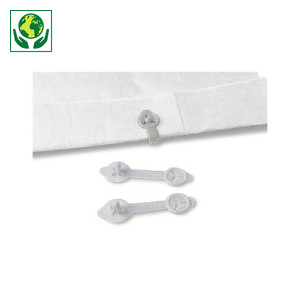 Plastic clips voor het sluiten van monsterzakken Plastic clips voor het sluiten van monsterzakken