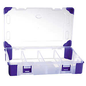 Plastic opbergdoos Viso JAP 2011, met 12 uitneembare compartimenten Plastic opbergdoos Viso JAP 2011, met 12 uitneembare compartimenten