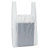 Plastic vest carrier bags, 250 x 455 x 380mm, pack of 200 - 1