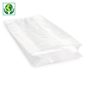 Plastic zak met zijvouwen 100 micron Raja