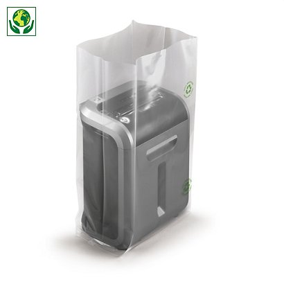 Plastic zak met zijvouwen 150 micron Raja 60x50x120 cm - 1