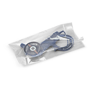 Plastic zak met zijvouwen 200 micron Raja