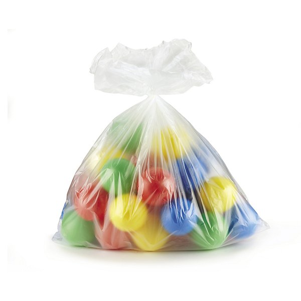 Plastic zakken met zijvouw 12 micron 60x50x120 cm - 3