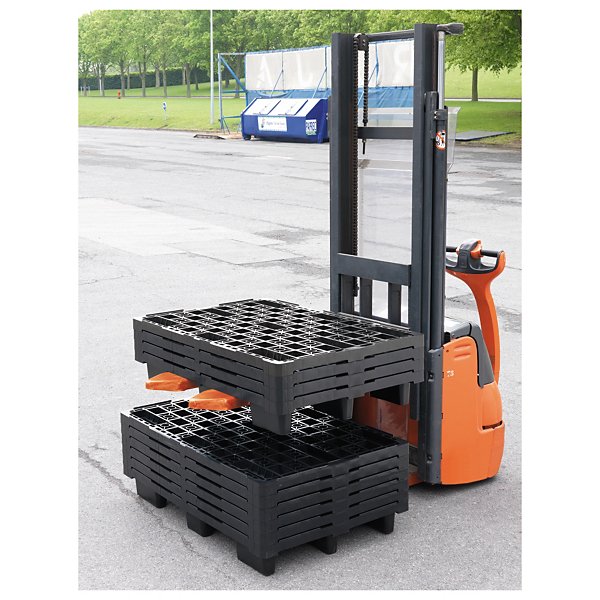 Plastové palety 1200 x 1000 x 160 mm, zatížení 2000kg, hmotnost 6,7kg | RAJA - 3