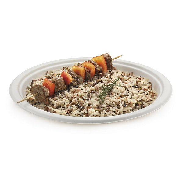 Plato redondo en caña de azúcar - 4