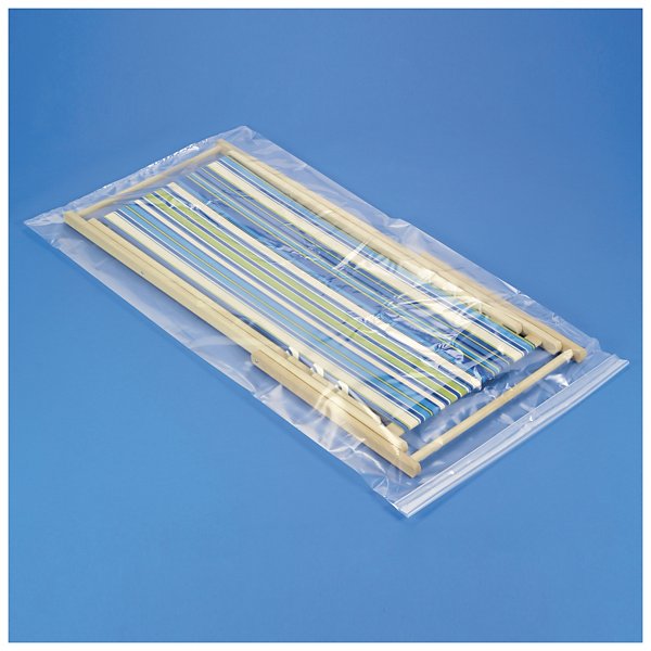 Ploché sáčky 500x800mm, 100% recyklované, materiál LDPE, tloušťka 100µm | RAJA - 4