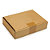 Ploché poštové krabice 215x155x50 mm, hnedé, trojvrstvová vlnitá lepenka (3VVL) - 3