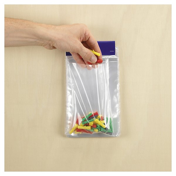 Ploché vrecká 150x250mm, vo zväzku, s perforáciou, materiál LDPE, hrúbka 20µm | RAJA - 2