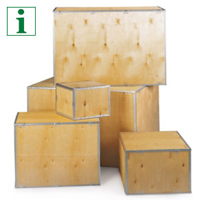 Plywood foldable export boxes
