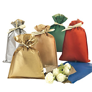 PNP Busta regalo Natale - 16 x 25 cm - 45 gr - carta - 5 colori assortiti - conf. 50 pezzi PNP Busta regalo Natale - 16 x 25 cm - 45 gr - carta - 5 colori assortiti - conf. 50 pezzi