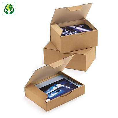 Poštová krabica 100x80x60 mm, hnedá | RAJAPOST®
 - 1