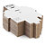 Poštová krabica 120x100x80 mm, biela | RAJAPOST® - 4