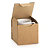 Poštová krabica 120x70x40 mm, hnedá | RAJAPOST®
 - 2