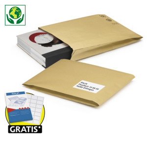 Poštovní obálka ze 100% recyklovaného kraftového papíru Poštovní obálka ze 100% recyklovaného kraftového papíru