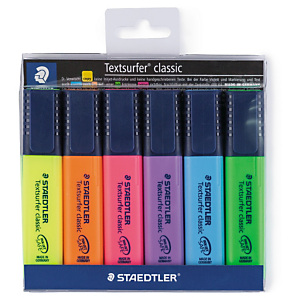 Pochette 6 surligneurs STAEDTLER®