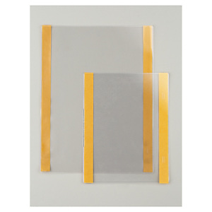 Pochette d'affichage industrielle adhésif permanent