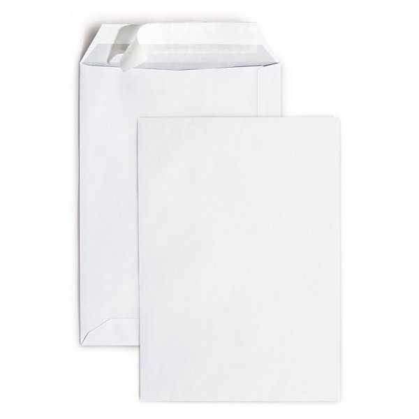 Pochette blanche à fermeture adhésive RAJA - 3
