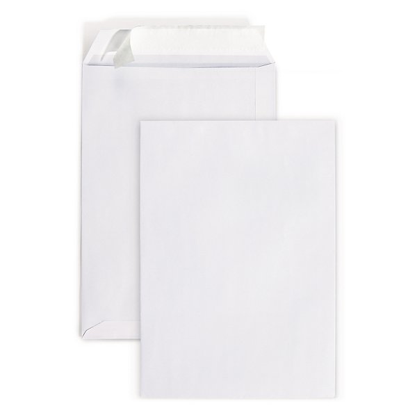 Pochette blanche à fermeture adhésive RAJA - 4