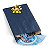 Pochette cadeau kraft bleu marine 24 x 39 x 7,5 cm - 10