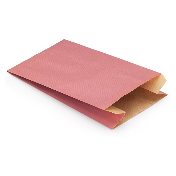 Pochette cadeau kraft rose 31 x 49 x 8 cm - 2
