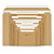 Pochette carton micro-cannelé rigide brune à fermeture adhésive RAJA 46x36 cm - 1