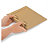 Pochette carton microcannelure recyclé brune RAJA 67x52 cm - 5