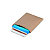 Pochette carton plat brun autocollante bande protectrice - l.int .31,8 x H.45,3 cm - Lot de 75 - 1