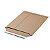 Pochette carton plat recyclée brune fermeture bande adhésive - l.int .29,3 x H.37,3 cm - Lot de 100 - 1