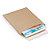 Pochette carton recyclé brune à fermeture adhésive ouverture petit côté - 3