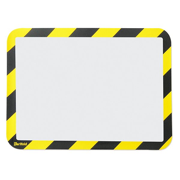 Pochette avec dos entièrement magnétique jaune et noir - 2