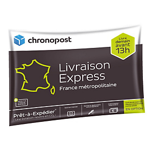 Pochette gonflable Chrono 13H capacité 2 kg maxi 430 x 330 mm Pochette gonflable Chrono 13H capacité 2 kg maxi 430 x 330 mm