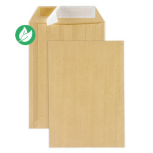 Pochette kraft brun Adour 176 x 250 mm 90g sans fenêtre - autocollante bande protectrice - Lot de 500 Pochette kraft brun Adour 176 x 250 mm 90g sans fenêtre - autocollante bande protectrice - Lot de 500