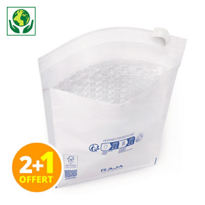 Pochette matelassée bulles Éco qualité 75 g/m² blanche RAJA - Best Price