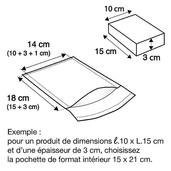 Pochette matelassée mousse Éco qualité 80 g/m² RAJA - 2
