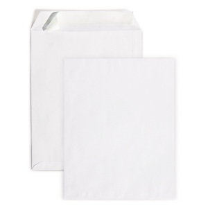 Pochette papier vélin blanc auto-adhésive avec/sans fenêtre Pochette papier vélin blanc auto-adhésive avec/sans fenêtre