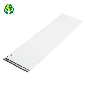 Pochette plastique opaque 30% recyclé 60 microns pour produits longs RAJA Pochette plastique opaque 30% recyclé 60 microns pour produits longs RAJA