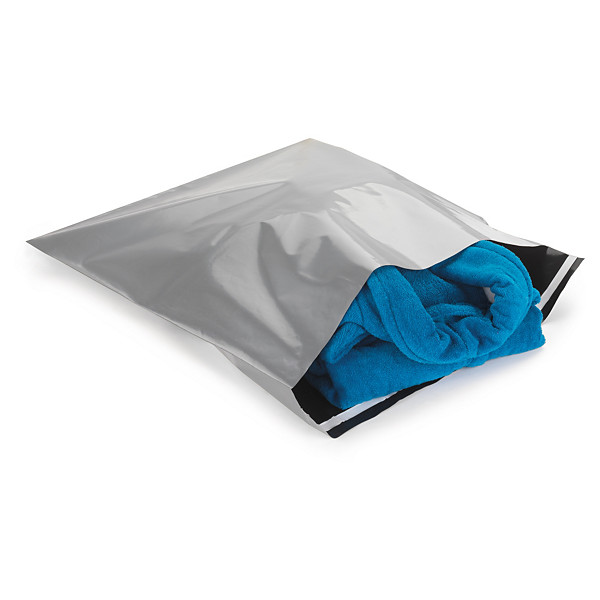 Pochette plastique opaque couleur argente RAJA 50x46cm - 1