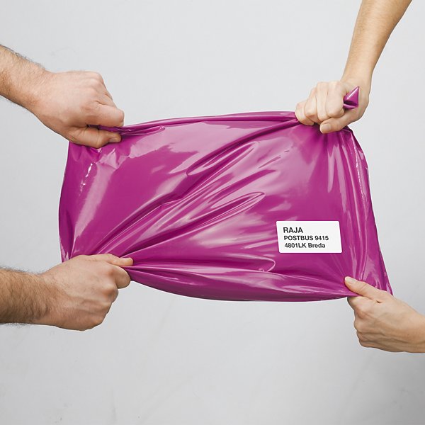 Pochette plastique opaque couleur noir RAJA 50x46cm - 3