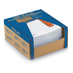 Pochette porte-documents adhésive Documents ci-inclus en mini-colis Super RAJA