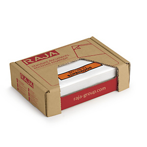 Pochette porte-documents adhésive Documents ci-inclus RAJA Eco 165x115 mm