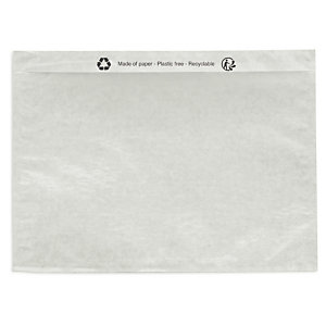 Pochette porte-documents en papier 228 x 120 mm