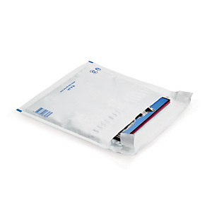 Pochettes plastique matelassées bulles Mail Lite Tuff 27 x 36 cm coloris blanc, lot de 100 Pochettes plastique matelassées bulles Mail Lite Tuff 27 x 36 cm coloris blanc, lot de 100