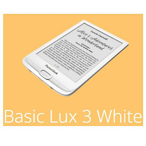 POCKETBOOK, E-book reader, Basic lux 3 white, PB617-D-WW POCKETBOOK, E-book reader, Basic lux 3 white, PB617-D-WW