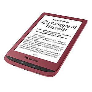 POCKETBOOK, E-book reader, Pocketbook touch lux 5 ruby red, PB628-R-WW POCKETBOOK, E-book reader, Pocketbook touch lux 5 ruby red, PB628-R-WW